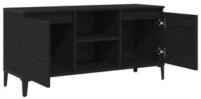 vidaXL Βάση Τηλεόρασης σε Μαύρο Δρυς 102x35x50 εκ. από Επεξεργασμένο Ξύλο