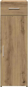 vidaXL Πλαϊνό γραφείο με συρτάρι Artisan Oak 30 x 42,5 x 93 εκ.