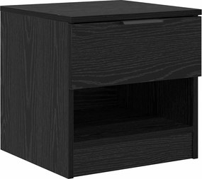 vidaXL Ντουλάπι κρεβατιού 2 τμχ. Μαύρη Οξυά 40 x 39 x 40 εκ.