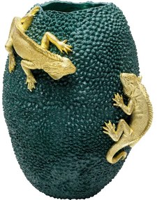 Βάζο Χαμαιλέων Jack Fruit Πράσινο-Χρυσό 39 εκ. (PL) 39x39x39εκ - Χρυσό