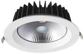 LED ΛΕΥΚΟ ΧΩΝΕΥΤΟ ΦΩΤΙΣΤΙΚΟ 40W 3000K 4700Lm 100° 230V AC Ra80 Φ230*77MM 5YRS ACA VIDO4030