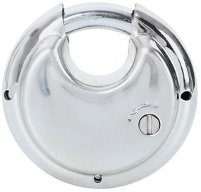 vidaXL Κλειδώματα Discus με Κλειδιά 2 pcs Ασημί 7 x 2,3 x 7 εκ