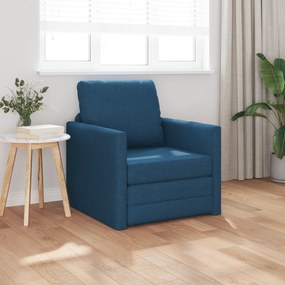 vidaXL Καναπές Κρεβάτι 2-σε-1 Μπλε 74x77x81 εκ. Ύφασμα