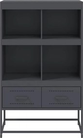 vidaXL Ντουλάπι Ανθρακί 68x39x111,5 εκ. από Χάλυβα