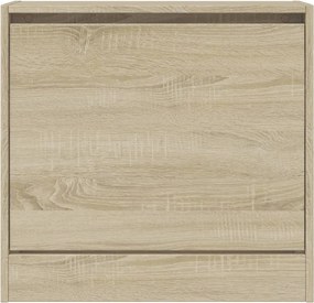 vidaXL Παπουτσοθήκη Sonoma Δρυς 60x21x57 εκ. από Επεξεργασμένο Ξύλο