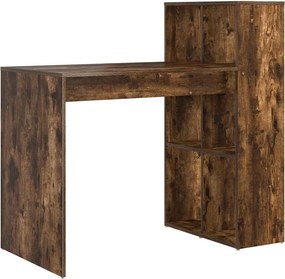 vidaXL Γραφείο Καπνιστό Δρύς 108 x 55 x 103 cm Επεξεργασμένο Ξύλο