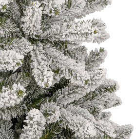 vidaXL Χριστουγεννιάτικο Δέντρο Τεχνητό Αρθρωτό με Χιόνι 210 εκ.