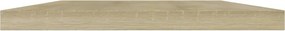 vidaXL Ράφια Βιβλιοθήκης 4 τεμ. Sonoma Δρυς 40x20x1,5 εκ. Επεξ.Ξύλο