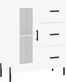 vidaXL Ντουλάπι Λευκό 69,5x34x180 εκ. από Επεξεργασμένο Ξύλο