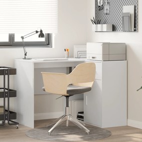vidaXL Γωνιακό γραφείο 2 pcs Λευκό 102 x 50 x 75 εκ Επεξεργασμένο ξύλο