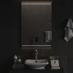 vidaXL Καθρέφτης Μπάνιου με LED 60x90 εκ.