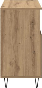 vidaXL Πλαϊνό γραφείο Artisan Oak 60 x 35 x 70 cm