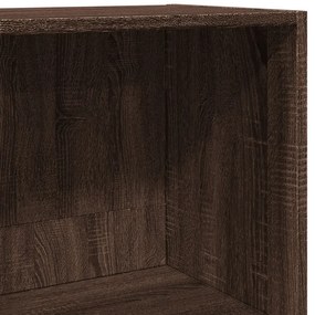 vidaXL Βιβλιοθήκη Καφέ Δρυς 40x30x189 εκ. από Επεξεργασμένο Ξύλο