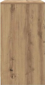 vidaXL Πλαϊνό γραφείο Καφέ 70 x 41 x 75 εκ. Επεξεργασμένο ξύλο