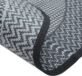 vidaXL Χαλί εξωτερικού χώρου ARAKIL γκρι Ø200 cm PP