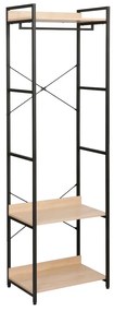 Liberta XENIA ΝΤΟΥΛΑΠΑ ΦΥΣΙΚΟ ΜΑΥΡΟ 60x40xH200cm 60x40xH200cm 18-0018