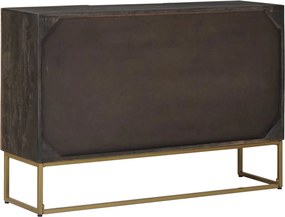 vidaXL Πλαϊνό γραφείο Ορείχαλκος 105 x 30 x 70 εκ