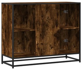 vidaXL Sideboard Καπνιστή δρυς 92x35x76 cm Κατασκευασμένο ξύλο