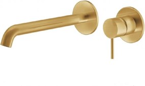 La Torre Elle 35032 Gold Brushed PVD - Εντοιχιζόμενη μπαταρία νιπτήρα