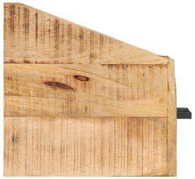 vidaXL Κομοδίνο 40x30x30 εκ. Μασίφ Ξύλο Ρουστίκ Μάνγκο