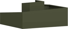 vidaXL Γλάστρα Κήπου Ελιά Πράσινη 100 x 100 x 50 cm