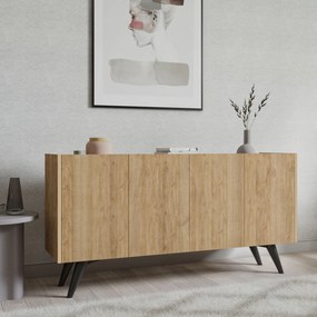 Κονσόλα Δρυς MAMUZES 150x40x76