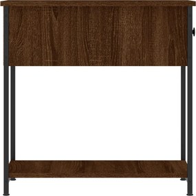 vidaXL Κομοδίνο Καφέ Δρυς 30 x 60 x 60 εκ. από Επεξεργασμένο Ξύλο