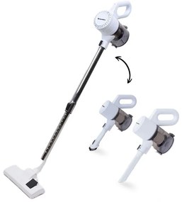 HomeVero HV-SVC600 Ηλεκτρική Σκούπα Stick &amp; Χειρός 600W, Λευκή