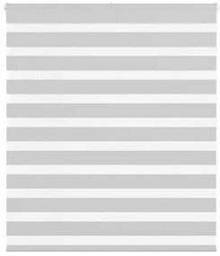 vidaXL Ζέβρα τυφλή Ανοιχτό Γκρι Πλάτος υφάσματος 120,9 εκ. Πολυεστέρας