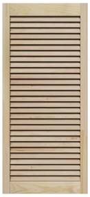 vidaXL Πόρτα Ντουλάπας με πόρτα 2 pcs Φυσικό 140.5 x 2.1 x 49.5 cm