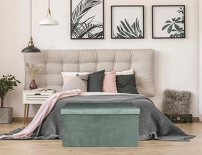 ΣΚΑΜΠΌ &amp; ΠΟΥΦ GIULIA VELVET FOLDABLE STORAGE BENCH HD6815