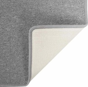 vidaXL Δερμάτινο Χαλί Ανοιχτό γκρι 100 x 200 cm 100% Πολυπροπυλένιο