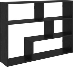 vidaXL Ράφι Τοίχου Επιτοίχιο Μαύρο 95 x 20 x 69,5 εκ.