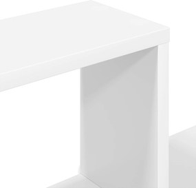 vidaXL Ράφι Τηλεόρασης Τοίχου Λευκό 200 x 15 x 94 εκ