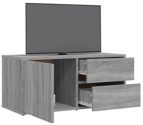 vidaXL Έπιπλο Τηλεόρασης Γκρι Sonoma 80x34x36 εκ. από Επεξεργ. Ξύλο