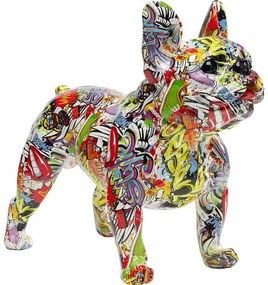 Διακοσμητική Επιτραπέζια Φιγούρα Χρωματιστή Κόμικ Σκυλί 40x24x50εκ