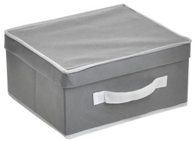 Κουτί Αποθήκευσης Υφασμάτινο Γκρι CLICK 33x28x15εκ. 6-70-373-0014