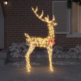 vidaXL 3D Ελάφι 250 LED Θερμό λευκό 96 x 40 x 180 cm PET