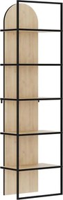 Βιβλιοθήκη Archy Megapap χρώμα sapphire oak 53x31,7x180εκ.
