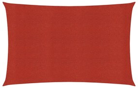 Πανί Σκίασης Κόκκινο 3,5 x 4,5 μ. από HDPE 160 γρ./μ²