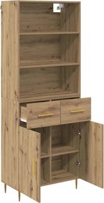 vidaXL Highboard Artisan Oak 69,5 x 34 x 180 εκ. Επεξεργασμένο ξύλο