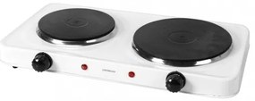 Ηλεκτρική εστία διπλή 1500W + 1000W Λευκή 871503 060112 DICTRO LUX 060112