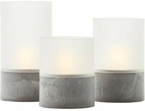 Κερί LED Brilliant Γκρι Πλαστική ύλη