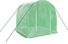 vidaXL Θερμοκήπιο με Ατσάλινο Πλαίσιο 4 μ² 2 x 2 x 2 μ.