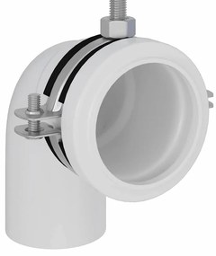 vidaXL Στήριγμα Τοίχου Μπάνιου Μπλε 50 x 17.5 x 136 εκ. Ατσάλι
