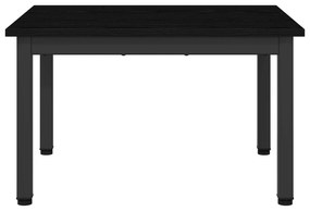 vidaXL Τραπεζάκι σαλονιού Μαύρη Οξυά 60 x 50 x 36 εκ