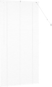 vidaXL Βενετσιάνικες Ρόδες Λευκό 175 x 85 εκ Αλουμίνιο