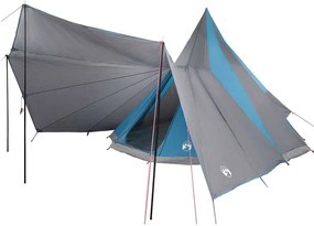 vidaXL Οικογενειακή Σκηνή Τίπι Μπλε και Γκρι 510 x 690 x 330 εκ.