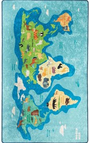 Χαλί Map Blue-Multi Conceptum Hypnose 140X190cm