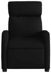 vidaXL Πολυθρόνα Μασάζ Ανακλινόμενη Μαύρη Υφασμάτινη